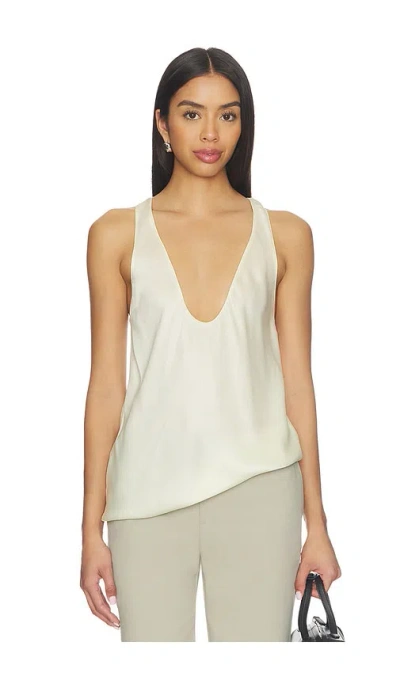 Eaves Vivian Silk Top In Neutral