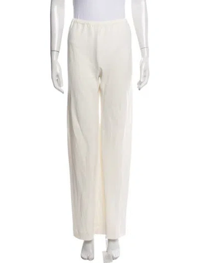 Pre-owned Eaves Wide Leg Pants W/ Tags In White
