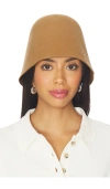 Eaves Winston Felted Wool Hat In Sand