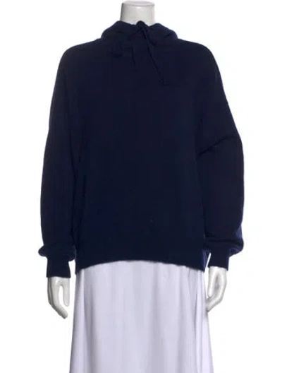 Pre-owned Eaves Wool Turtleneck Sweater In Blue