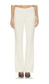 Eaves X Coco Auda Polished Crepe Pant In White