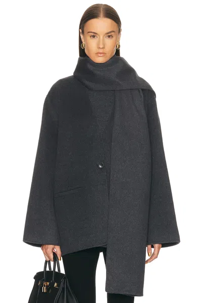 EAVES X COCO RAGNI WOOL SCARF JACKET