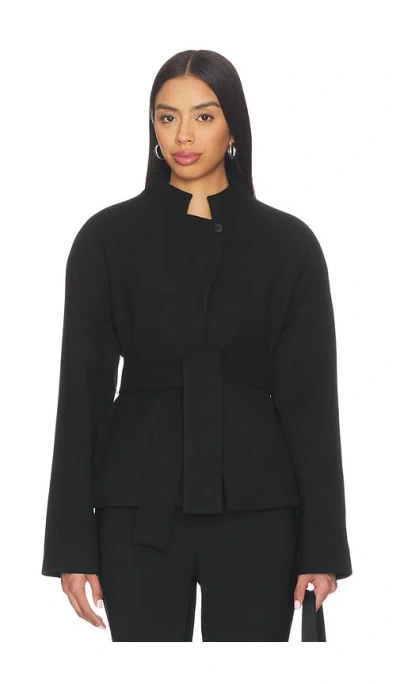 Eaves X Jasmine Tookes Rue Classic Suiting Jacket In Black