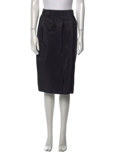 Pre-owned Eavis & Brown Knee-length Skirt In Black