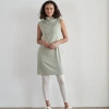 Eavolu Kakadu Sleeveless Tunic/dress In Fern