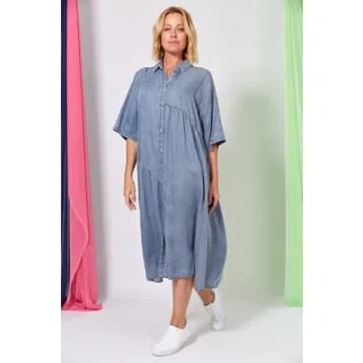 Eb & Ive Elan Shirt Dress In Denim In Blue