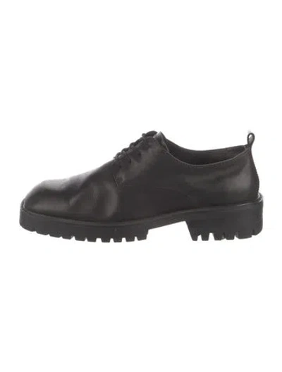 Pre-owned Eb By Miista Leather Oxfords In Black