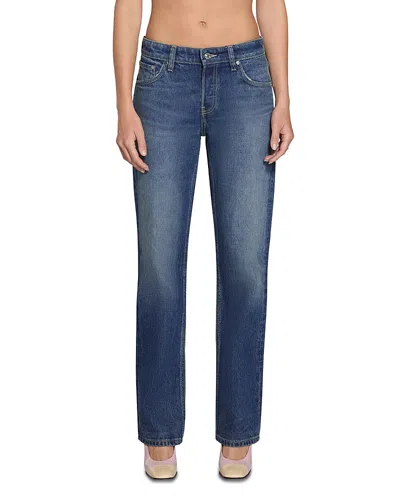 Eb Denim Ariel High Rise Wedgie Jeans In Arrowwood In Blue