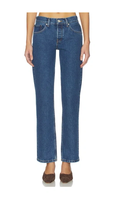 Eb Denim Ariel Mid Rise Wedgie Jeans In Black