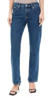 Eb Denim Ariel Mid Rise Wedgie Jeans Manhattan In Blue