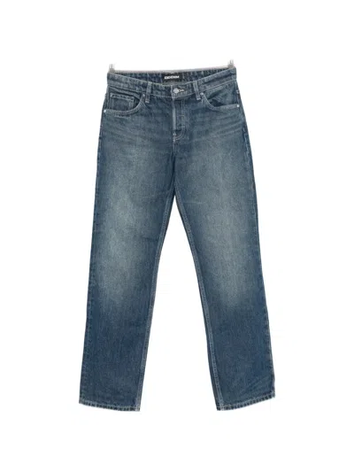 Eb Denim Ariel Mid-rise Jeans In Blue