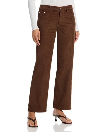 Eb Denim Baggy Corduroy Jeans In Brown