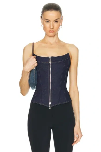 Eb Denim Claire Corset In Midnight