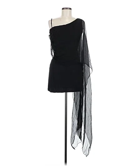 Eb Denim Cocktail Dress In Black
