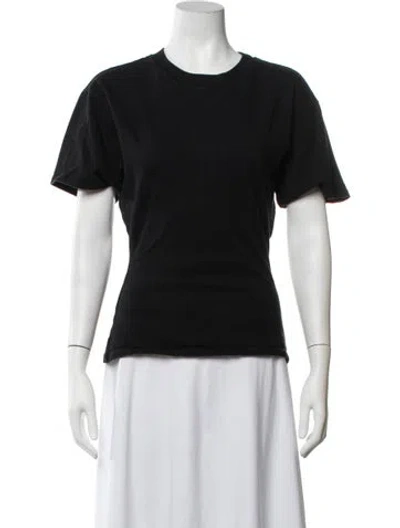 Pre-owned Eb Denim Crew Neck Short Sleeve T-shirt In Black