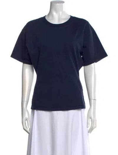 Pre-owned Eb Denim Crew Neck Short Sleeve T-shirt In Blue