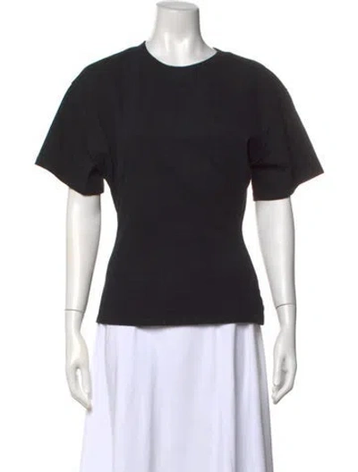 Pre-owned Eb Denim Crew Neck Short Sleeve T-shirt W/ Tags In Black