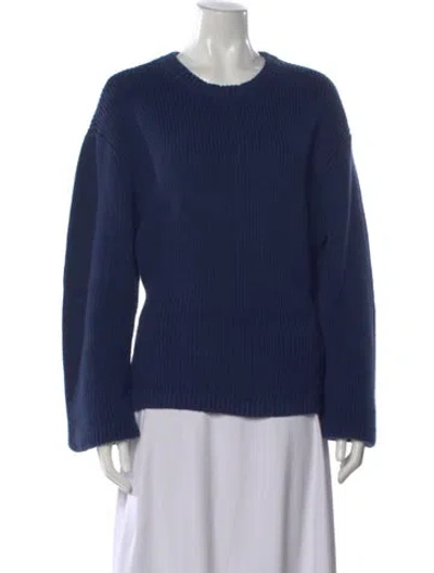 Pre-owned Eb Denim Crew Neck Sweater W/ Tags In Blue