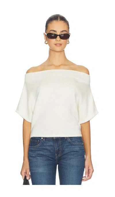 Eb Denim Dahlia Shrug Top In White