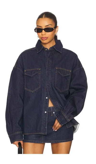 Eb Denim Danielle Shirt Jacket In Blue