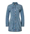 Eb Denim Denim Prima Mini Dress In Blue