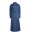 Eb Denim Prima Trench In Blue