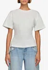 Eb Denim Eero Basic Crewneck T-shirt In White