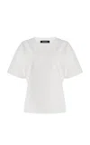 Eb Denim Eero Basic Crewneck T-shirt In White