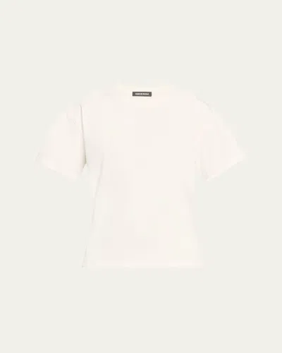 Eb Denim Eero Cotton Tee In Milk