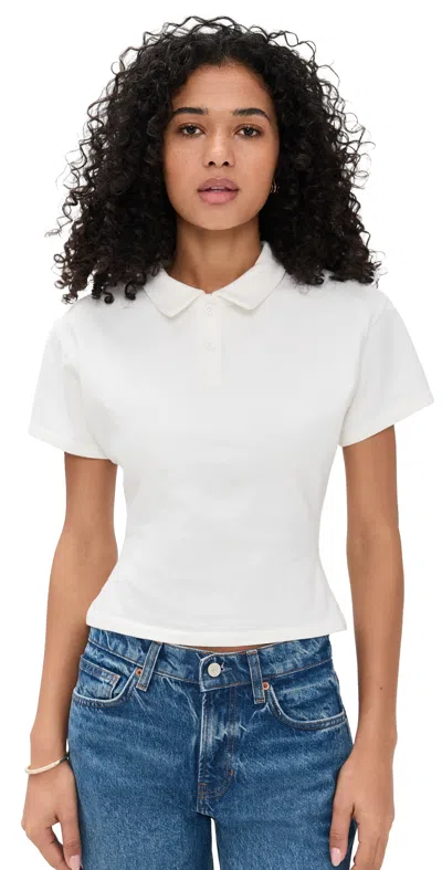 Eb Denim Eero Polo Tee White