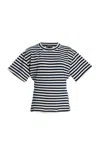 Eb Denim Eero Striped Cotton T-shirt
