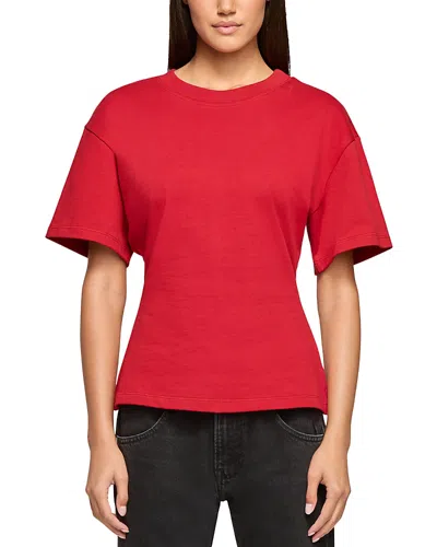 Eb Denim Eero Wide Sleeve Tee In Red