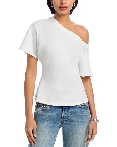 Eb Denim Elena Off The Shoulder Tee In White