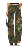 Eb Denim Enzo Mid Rise Barrel Leg Jeans In Camo