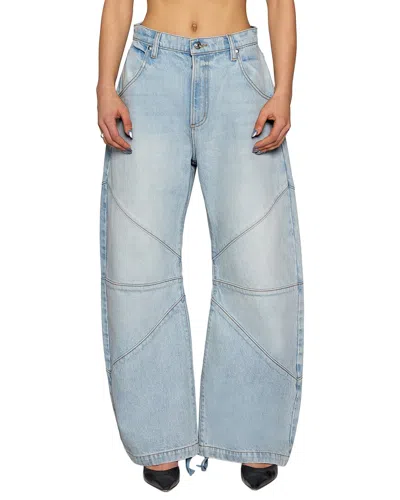 Eb Denim Freddy Cropped Barrel Jean In Blue