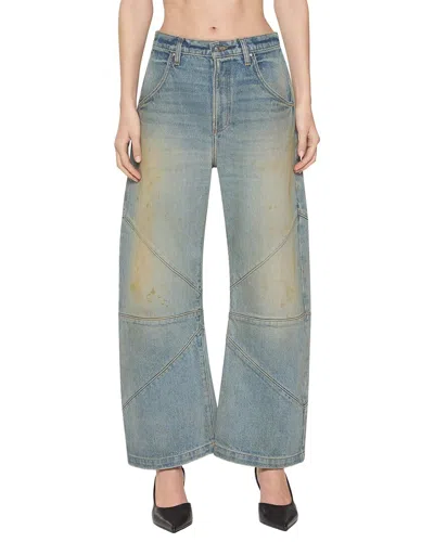 Eb Denim Freddy Cropped Barrel Jean In Purple