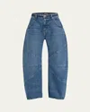 Eb Denim Frederic Mid-rise Wide Curved Jeans In Soho