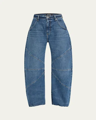 EB DENIM FREDDY CROPPED BARREL JEANS