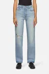 Eb Denim High Rise Straight Jeans In Highland