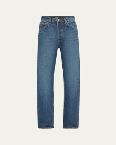 Eb Denim High-rise Straight Jeans In La Crosse
