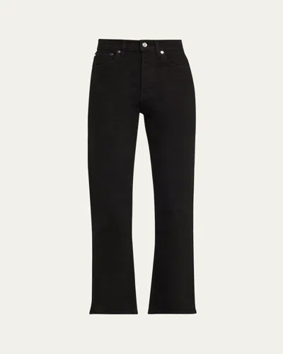 Eb Denim High-rise Straight Jeans In Multi