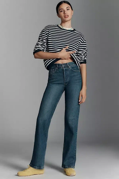 Eb Denim High-rise Straight-leg Jeans