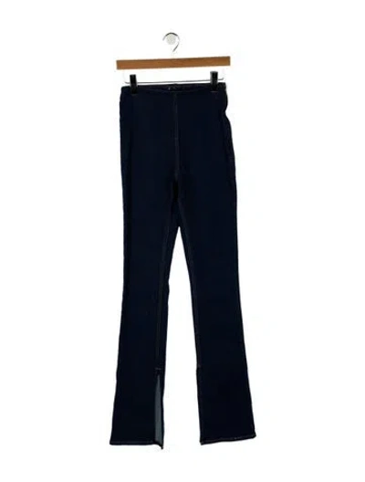 Pre-owned Eb Denim High-rise Straight Leg Jeans In Blue