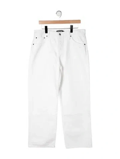 Pre-owned Eb Denim High-rise Straight Leg Jeans W/ Tags In Neutrals