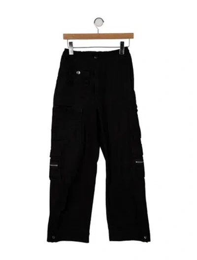 Pre-owned Eb Denim High-rise Wide Leg Jeans In Black