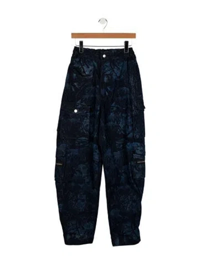 Pre-owned Eb Denim High-rise Wide Leg Jeans In Blue