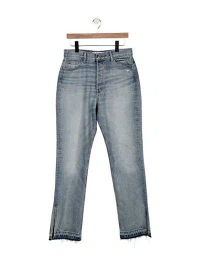 Pre-owned Eb Denim High-rise Wide Leg Jeans In Blue