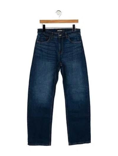 Pre-owned Eb Denim High-rise Wide Leg Jeans In Blue