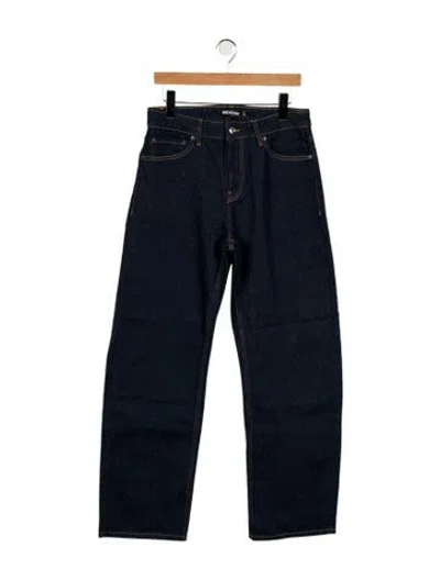Pre-owned Eb Denim High-rise Wide Leg Jeans In Blue