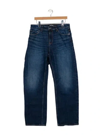 Pre-owned Eb Denim High-rise Wide Leg Jeans In Blue